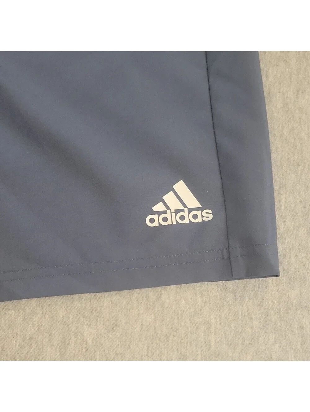 adidas Men's Athletic Activewear Shorts XL Blue Pockets Elastic Waist Drawstring